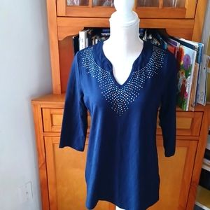 Beautiful  Navy Blue blouse
